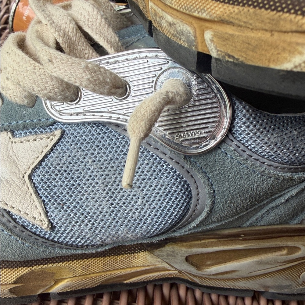 Golden Goose White and Gray Removable Insole 38 DAD-STAR - Picture 8 of 12